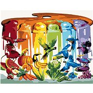 Zuty - Painting by Numbers - Colours of the Rainbow, Birds, Fruits and Vegetables (D. Rusty Rust), C - Painting by Numbers