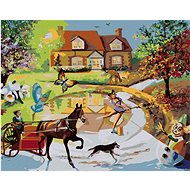 Zuty - Painting by Numbers - Four Seasons (D. Rusty Rust), 40X50 Cm, Canvas+Frame - Painting by Numbers