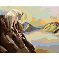 Zuty - Painting by Numbers - Goats and Mountains (D. Rusty Rust), 40X50 Cm, Canvas+Frame - Painting by Numbers