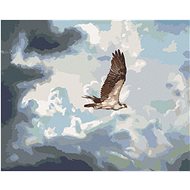 Zuty - Painting by Numbers - Eagle in the Clouds (D. Rusty Rust), 40X50 Cm, Canvas+Frame - Painting by Numbers