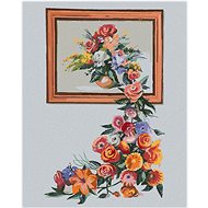 Zuty - Painting by Numbers - Flowers And Painting (D. Rusty Rust), 40X50 Cm, Canvas+Frame - Painting by Numbers