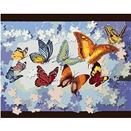 Zuty - Painting by Numbers - Puzzle And Butterflies (D. Rusty Rust), 80X100 Cm, Canvas+Frame - Painting by Numbers