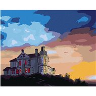 Zuty - Painting by Numbers - Seat And Sunset (D. Rusty Rust), 40X50 Cm, Canvas+Frame - Painting by Numbers