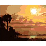 Zuty - Painting by Numbers - Twilight at the Lake (D. Rusty Rust), 40X50 Cm, Canvas+Frame - Painting by Numbers