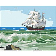 Zuty - Painting by Numbers - Sailing Boat (D. Rusty Rust), 80X100 Cm, Canvas+Frame - Painting by Numbers