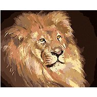 Zuty - Painting by Numbers - Lion (D. Rusty Rust), 40X50 Cm, Canvas+Frame - Painting by Numbers