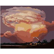 Zuty - Painting by Numbers - Clouds Over the Cottage (D. Rusty Rust), 40X50 Cm, Canvas+Frame - Painting by Numbers
