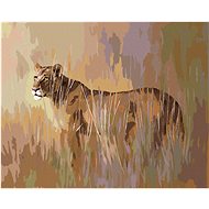 Zuty - Painting by Numbers - Lioness (D. Rusty Rust), 40X50 Cm, Canvas+Frame - Painting by Numbers