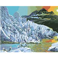 Zuty - Painting by Numbers - Wolf Iceberg (D. Rusty Rust), 40X50 Cm, Canvas+Frame - Painting by Numbers
