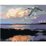 Zuty - Painting by Numbers - Flying Ibis (D. Rusty Rust), 40X50 Cm, Canvas+Frame - Painting by Numbers