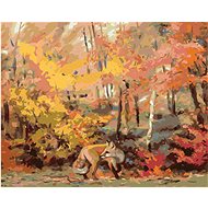 Zuty - Painting by Numbers - Fox in the Forest (D. Rusty Rust), 80X100 Cm, Canvas+Frame - Painting by Numbers