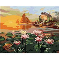 Zuty - Painting by Numbers - Frog House (D. Rusty Rust), 40X50 Cm, Canvas+Frame - Painting by Numbers