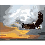 Zuty - Painting by Numbers - Eagle in a Storm (D. Rusty Rust), 40X50 Cm, Canvas+Frame - Painting by Numbers