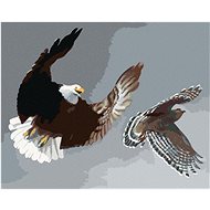 Zuty - Painting By Numbers - Eagle And Kane (D. Rusty Rust), 40X50 Cm, Canvas+Frame - Painting by Numbers