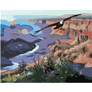 Zuty - Painting by Numbers - Eagle And Fish (D. Rusty Rust), 40X50 Cm, Canvas+Frame - Painting by Numbers