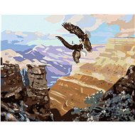 Zuty - Painting by Numbers - Eagle in the Battle (D. Rusty Rust), 40X50 Cm, Canvas+Frame - Painting by Numbers