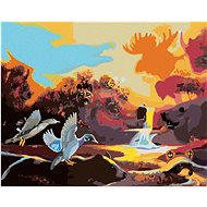 Zuty - Painting by Numbers - Animal Kingdom (D. Rusty Rust), 40X50 Cm, Canvas+Frame - Painting by Numbers
