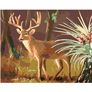 Zuty - Painting by Numbers - Deer (D. Rusty Rust), 40X50 Cm, Canvas+Frame - Painting by Numbers
