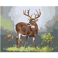 Zuty - Painting by Numbers - Deer (D. Rusty Rust), 40X50 Cm, Canvas+Frame - Painting by Numbers