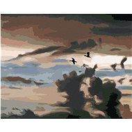 Zuty - Painting by Numbers - Ducks And Sky (D. Rusty Rust), 40X50 Cm, Canvas+Frame - Painting by Numbers