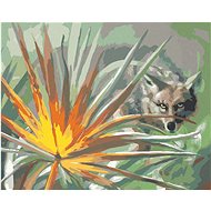 Zuty - Painting by Numbers - Coyote A Leaf (D. Rusty Rust), 40X50 Cm, Canvas+Frame - Painting by Numbers