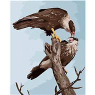 Zuty - Painting by Numbers - Vulture on a Tree (D. Rusty Rust), 40X50 Cm, Canvas+Frame - Painting by Numbers