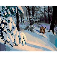 Zuty - Painting by Numbers - Lynx Lurking in the Snow (D. Rusty Rust), 80X100 Cm, Canvas+Frame - Painting by Numbers