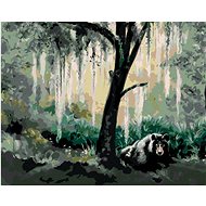 Zuty - Painting By Numbers - Bear In The Forest (D. Rusty Rust), 40X50 Cm, Canvas+Frame - Painting by Numbers