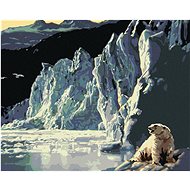 Zuty - Painting by Numbers - Polar Bear And Polar Bear (D. Rusty Rust), 40X50 Cm, Canvas+Frame - Painting by Numbers