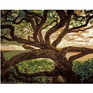 Zuty - Painting by Numbers - Old Tree (Dennis Frates), 80X100 Cm, Canvas+Frame - Painting by Numbers