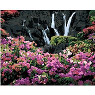 Zuty - Painting by Numbers - Flowers Along the Raft (Dennis Frates), 40X50 Cm, Canvas+Frame - Painting by Numbers