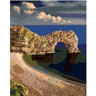 Zuty - Painting by Numbers - Rocks on the Coast (Dennis Frates), 40X50 Cm, Canvas+Frame - Painting by Numbers