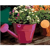 Zuty - Painting By Numbers - Flowers In A Teapot Ii (Dennis Frates), 40X50 Cm, Canvas+Frame - Painting by Numbers