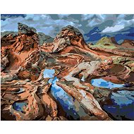 Zuty - Painting by Numbers - Rocks (Dennis Frates), 40X50 Cm, Canvas+Frame - Painting by Numbers