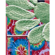 Zuty - Painting by Numbers - Cactus (Dennis Frates), 40X50 Cm, Canvas+Frame - Painting by Numbers