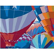 Zuty - Painting by Numbers - Hot Air Balloon (Dennis Frates), 40X50 Cm, Canvas+Frame - Painting by Numbers