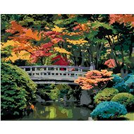 Zuty - Painting by Numbers - Japanese Garden (Dennis Frates), 40X50 Cm, Canvas+Frame - Painting by Numbers