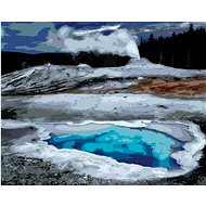 Zuty - Painting by Numbers - Geysers (Dennis Frates), 40X50 Cm, Canvas+Frame - Painting by Numbers