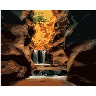 Zuty - Painting by Numbers - Little Canyon (Dennis Frates), 80X100 Cm, Canvas+Frame - Painting by Numbers