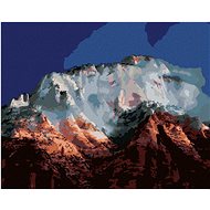 Zuty - Painting by Numbers - Mountain Peaks (Dennis Frates), 80X100 Cm, Canvas+Frame - Painting by Numbers
