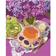 Zuty - Painting by Numbers - Tea at Five (Mardell Schuster), 40X50 Cm, Canvas+Frame - Painting by Numbers