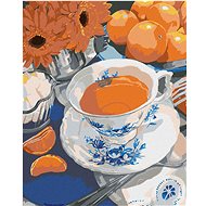 Zuty - Painting by Numbers - Tea With Oranges (Mardell Schuster), 40X50 Cm, Canvas+Frame - Painting by Numbers