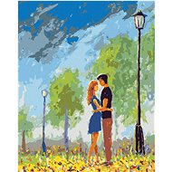 Zuty - Painting by Numbers - Mouth in the Park, 40X50 Cm, Canvas+Frame - Painting by Numbers