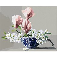 Zuty - Painting by Numbers - Still Life Flowers Apple Trees And Magnolias In Porcelain Bowl (Pieter  - Painting by Numbers