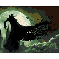 Zuty - Painting by Numbers - Dracula Standing on a Rock, 40X50 Cm, Canvas+Frame - Painting by Numbers
