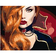 Zuty - Painting by Numbers - Vampire Woman, 40X50 Cm, Canvas+Frame - Painting by Numbers