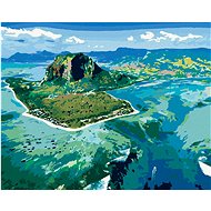 Zuty - Painting by Numbers - Mauritius Island, 40X50 Cm, Canvas+Frame - Painting by Numbers