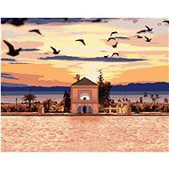 Zuty - Painting by Numbers - Travels to Morocco, 40X50 Cm, Canvas+Frame - Painting by Numbers
