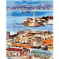 Zuty - Painting by Numbers - Panorama of the City of Messina, 40X50 Cm, Canvas+Frame - Painting by Numbers