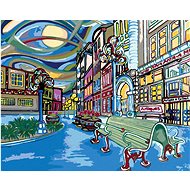Zuty - Painting by Numbers - Colourful Seattle, 40X50 Cm, Canvas+Frame - Painting by Numbers